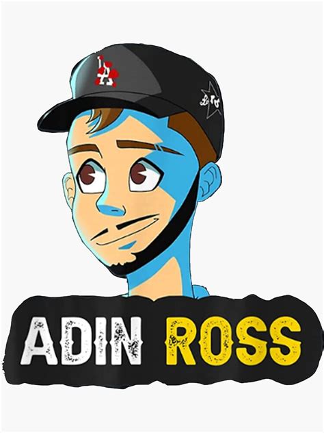 Adin Ross Art Sticker For Sale By Julie8140 Redbubble