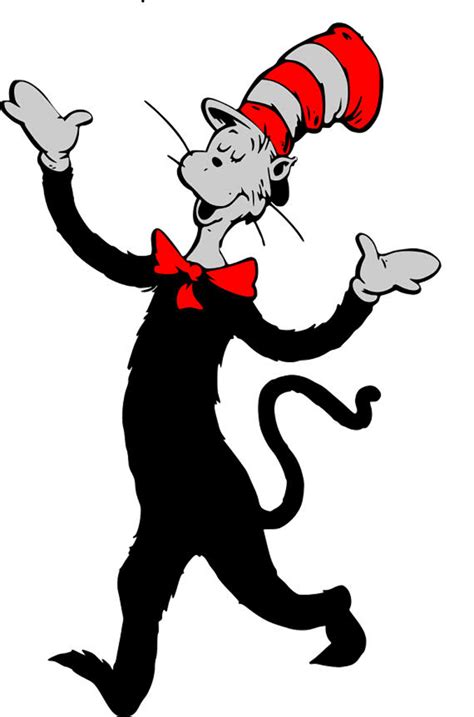 Download High Quality Cat In The Hat Clipart Silhouette Transparent Png