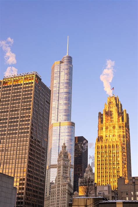 Chicago Skyscrapers At Sunrise Photograph By Jess Kraft Pixels