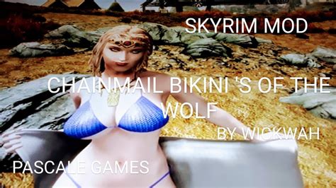 Skyrim Mod Chainmail Bikini S Of The Wolf B Oppai Youtube