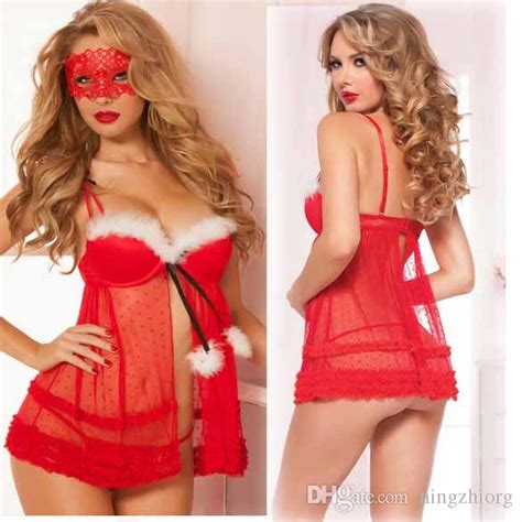 2020 Erotic Underwear Red Christmas Sexy Lingerie Sex Christmas Costume