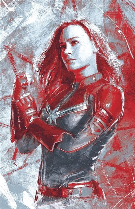 Avengers Endgame Promo Art Reveals New Looks For Captain Marvel