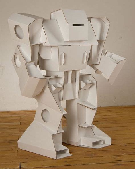 17 Robots Ideas Cardboard Robot Recycled Art Cardboard Art