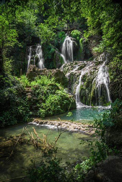 Beautiful Stream Waterfalls Cascade Stock Image Image Of Countryside