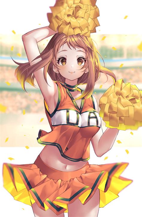 Kinty Boku No Hero Academia Uraraka Ochako Cheerleader