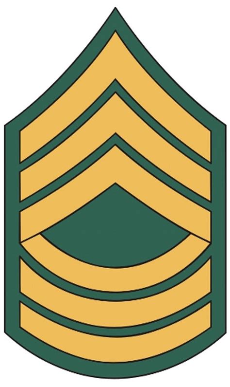Army Master Sergeant Rank Decal