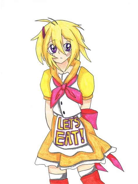 Chica Human Drawing By Lizchwan On Deviantart