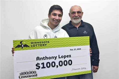look minnesota man wins 100 000 playing lottery for the first time