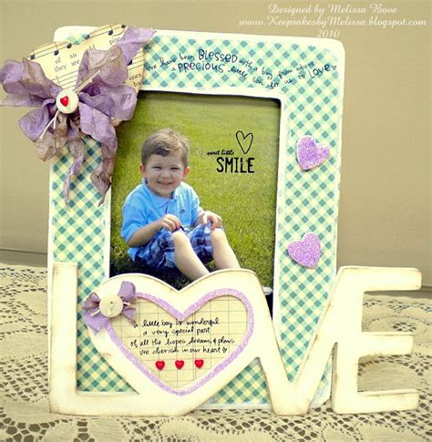 Creating From The Heart ♥ Love Frame ♥ Hearts Buttons And Bows