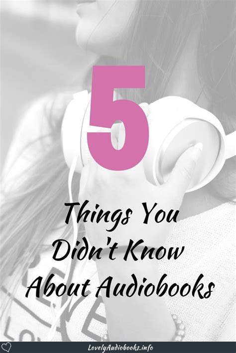 5 Things You Didnt Know About Audiobooks Audiobooks Audio Books