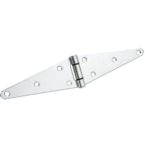 Everbilt 6 In Zinc Plated Heavy Duty Strap Hinge 15404 The Home Depot