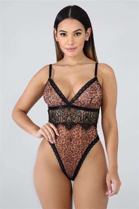 Wild Lace Sheer Bodysuit Sheer Bodysuit Bodysuit Fashion Lace Bodysuit