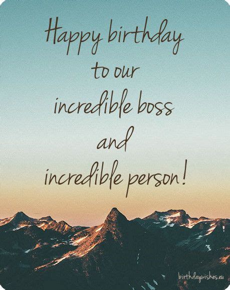 Birthday Wishes Ecards For Boss Quotes