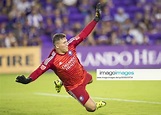 ORLANDO, FL JUNE 23 Orlando City goalkeeper Joseph Bendik (1) dives for ...