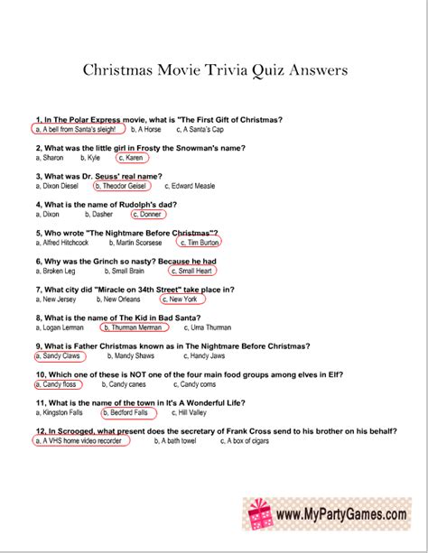 Free printable christmas trivia questions and answers printable. christmas-movie-trivia-quiz-answer-sheet.png (612×792 ...