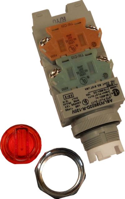 Idec Aslw39922d R 120v Selector Switch 22mm 3 Position Led Red Ebay