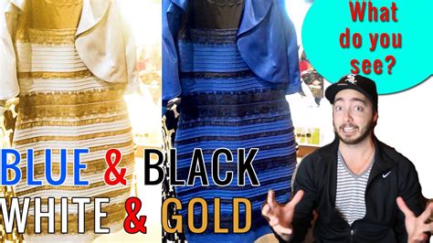 The Dress Illusion White And Gold Blue And Black Illusion Dress Blue