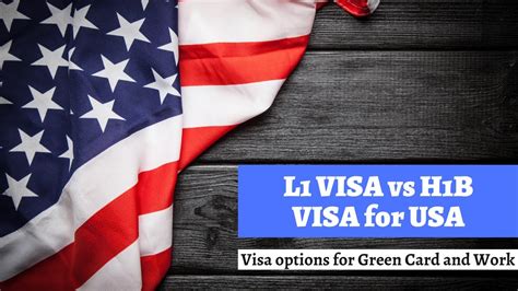 After arriving in the united states, green cards issue. L1 VISA vs H1B VISA for USA | Visa options for Green Card and Work - YouTube