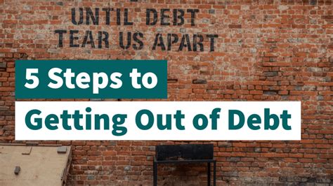 5 Steps To Getting Out Of Debt Kicking Debt