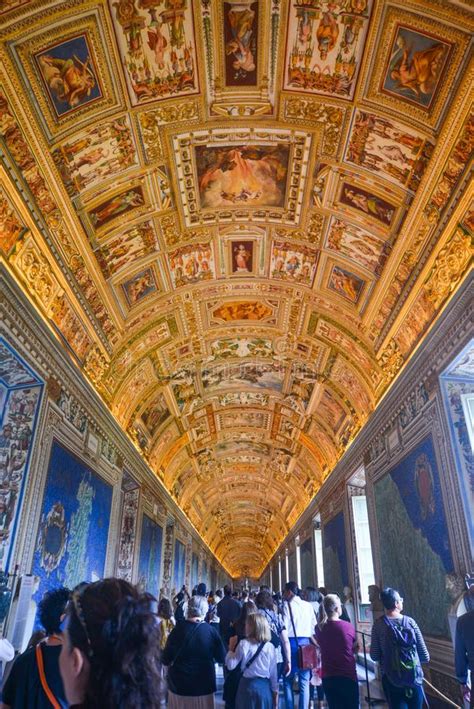 Inside The Vatican Museums Editorial Photo Image Of Ceiling 136336341