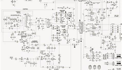 led tv power supply board circuit diagram