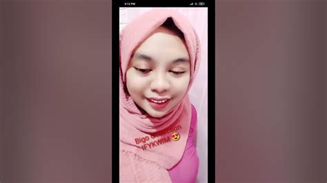 Bigo Hijab Hot 😍 Bibir Nya Dimainin Gitu Youtube