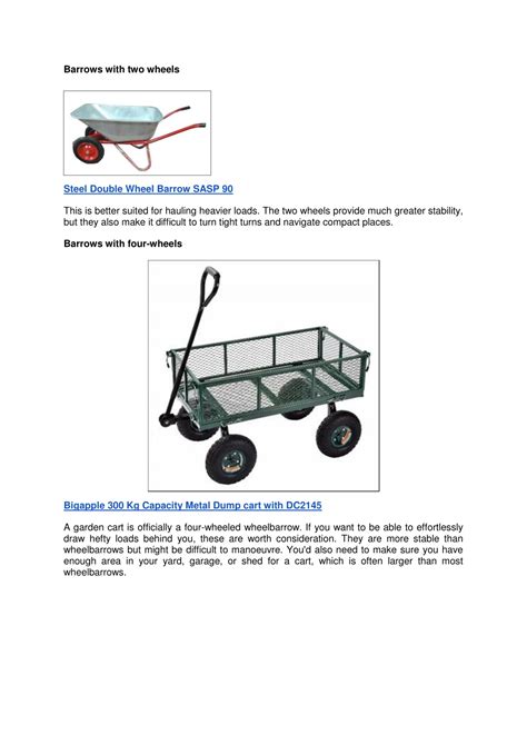 Ppt The Definitive Guide To Buying A Wheelbarrow Powerpoint