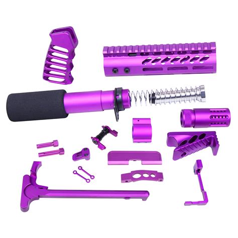 Guntec Usa Ar Ultimate Pistol Kit Anodized Purple Tactical