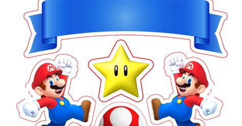 Buy super mario cake topper and get the best deals at the lowest prices on ebay! Mario Bros Party Free Printable Cake Toppers. - Oh My Fiesta! for Geeks