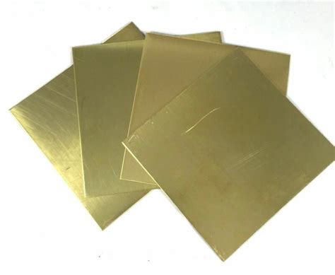 Shim Thick 05mm08mm1mm2mm 100x100mm Brass Metal Thin Sheet Foil