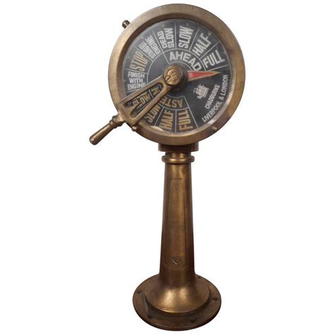 For Sale On 1stdibs This Wonderful Vintage Ship Telegraph Makes The