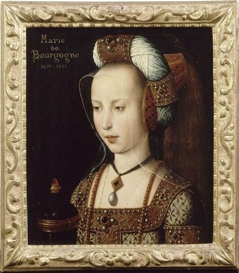 Portrait De Marie De Bourgogne En Sainte Marie Madeleine Portrait De Marguerite D Autriche