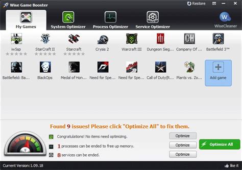 Download Wise Game Booster V137 Freeware Afterdawn Software Downloads