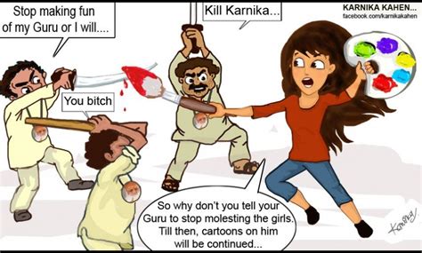 karnika kahen the female character created by indian woman cartoonist karnika mishra takes on