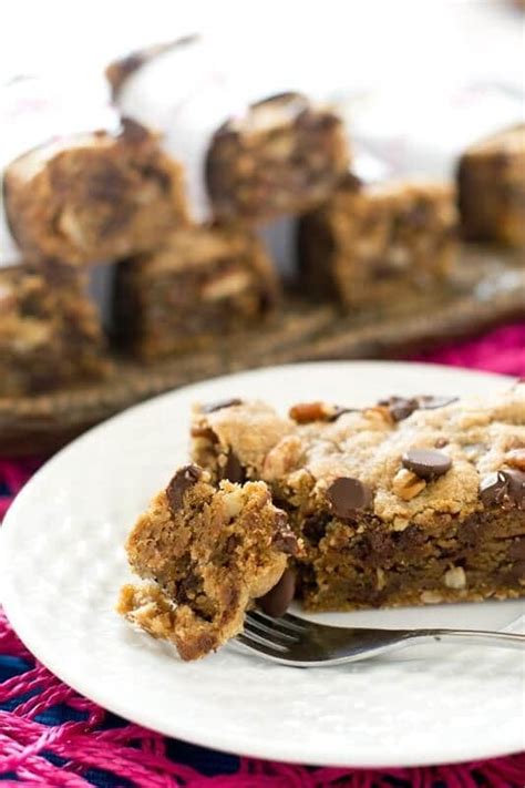 Chocolate Chip Butterscotch Cookie Bars Easy Dessert Recipe With Rich