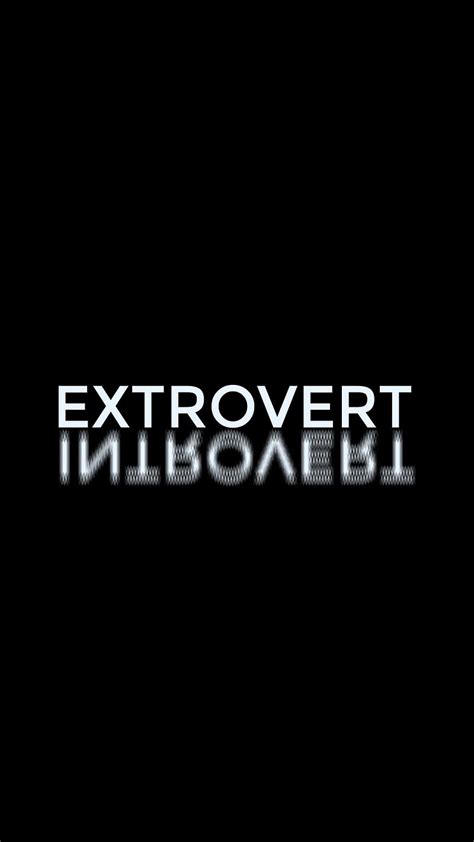 Extrovert Introvert Hd Phone Wallpaper Peakpx