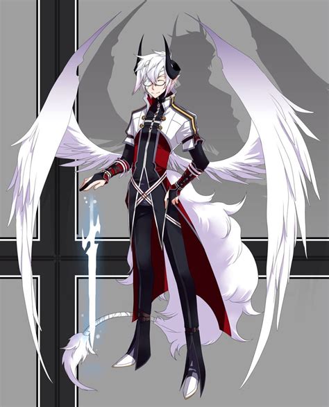 Resultado De Imagem Para Half Angel Half Demon Anime Boy Rpg Personagens