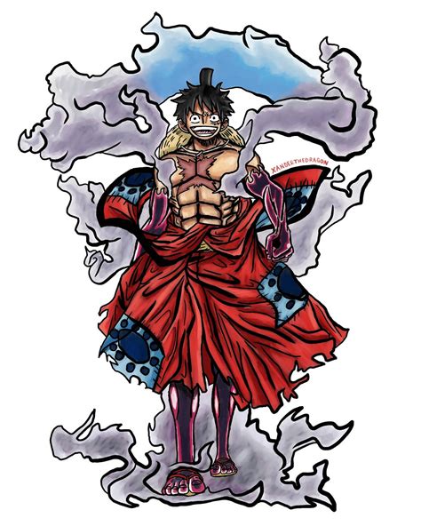Wano Luffy Art Done By Me Ronepiece