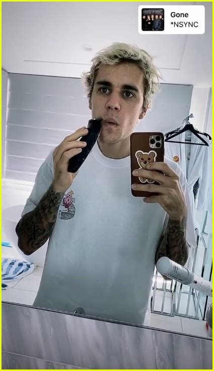 Justin Bieber Shaves Off His Mustache Watch Video Photo 4438314 Justin Bieber Photos