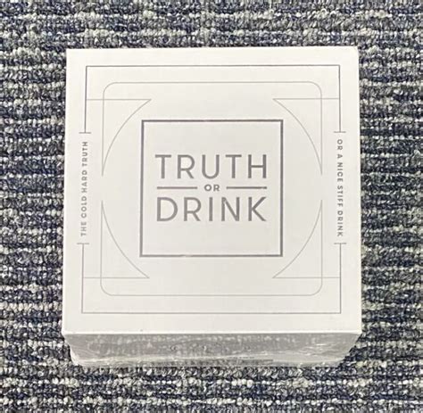 Truth Or Drink Fun Drinking Card Game Waterproof Cards Over400questions