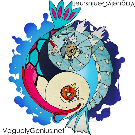 Aquatic Yin Yang Milotic And Gyarados By Vaguelygenius On Deviantart