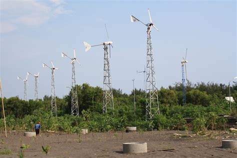 Dimana tempat disitulah ada udara. Baling-baling Pandan Simo, Pembangkit Listrik Tenaga Angin