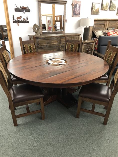 Reclaimed Wood 72 Round Dining Table