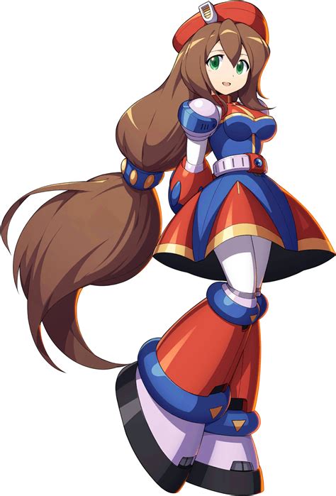 Safebooru 1girl Android Arms Behind Back Beret Breasts Brown Hair Capcom Full Body Green Eyes