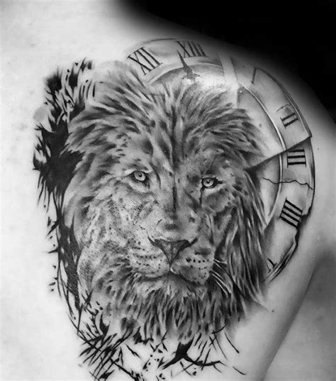 Get 44 Lion Chest Tattoos For Men Designs Drawings