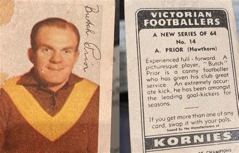 How A Footy Card In Peter Haby S Lunch Box Started A Lifelong Love Affair With