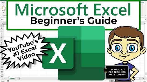 The Beginner S Guide To Excel Excel Basics Tutorial Youtube