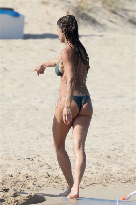 Elisabetta Canalis In Bikini At A Beach In Sardinia Hawtcelebs