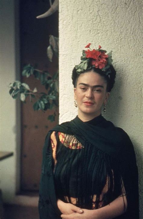 Magdalena carmen frida kahlo y calderon, as her name appears on her birth certificate was born on july 6, 1907 in the house of her parents, known as la casa azul (the blue house), in coyoacan. 16 Gorgeous Color Photographs of Frida Kahlo Taken by Nickolas Muray ~ vintage everyday