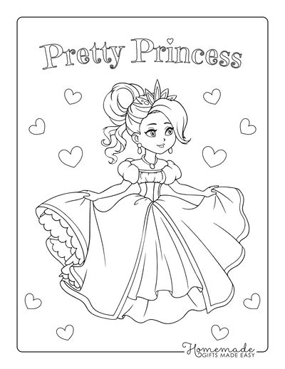 Enchanting Princess Coloring Printables Free Disney Princess Pages